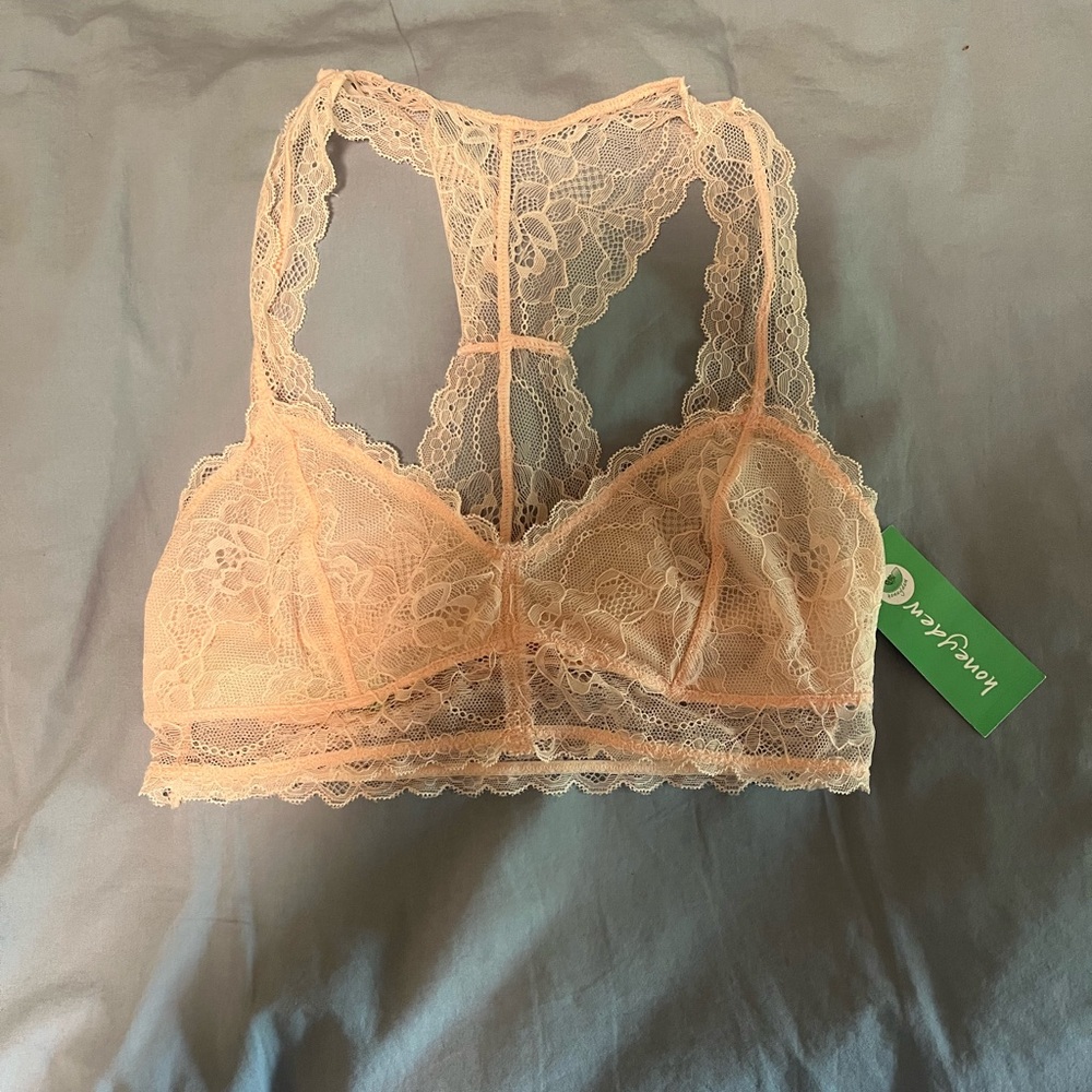 Honeydew Intimates Ballet Pink Lace Bralette